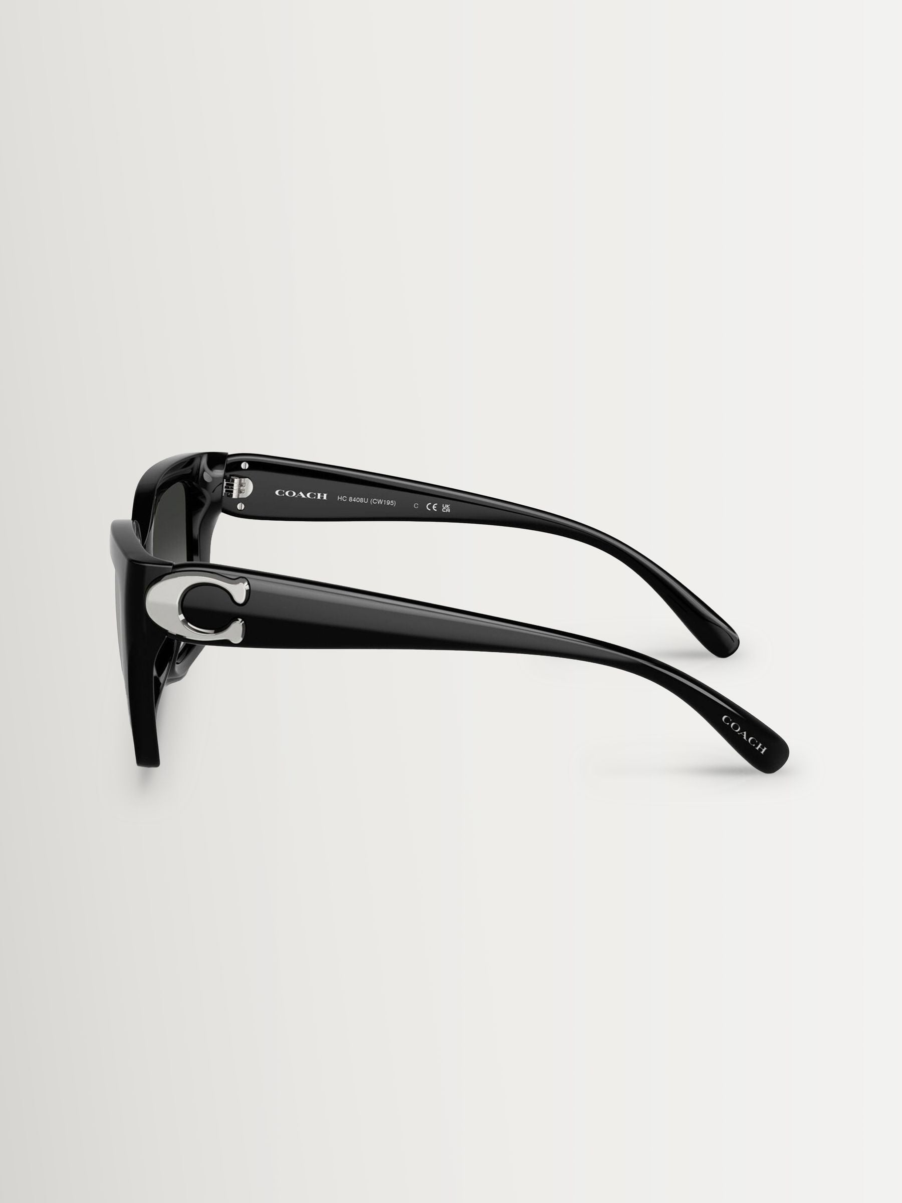 Coach black square sunglasses HC8408U - British product