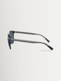 Polo Ralph Lauren round sunglasses grey acetate dark blue lenses, UK version