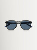 Polo Ralph Lauren round sunglasses grey acetate dark blue lenses, UK version