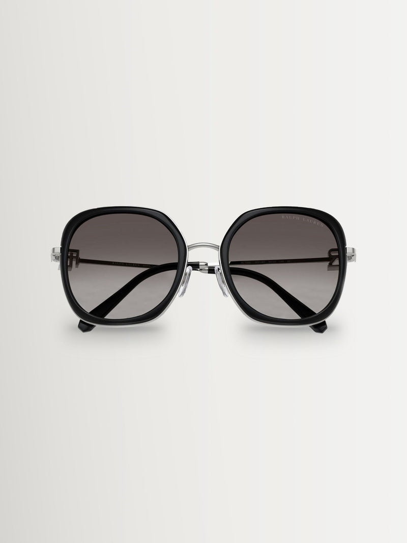 Ralph Lauren RL7088 black square sunglasses, imported from the UK