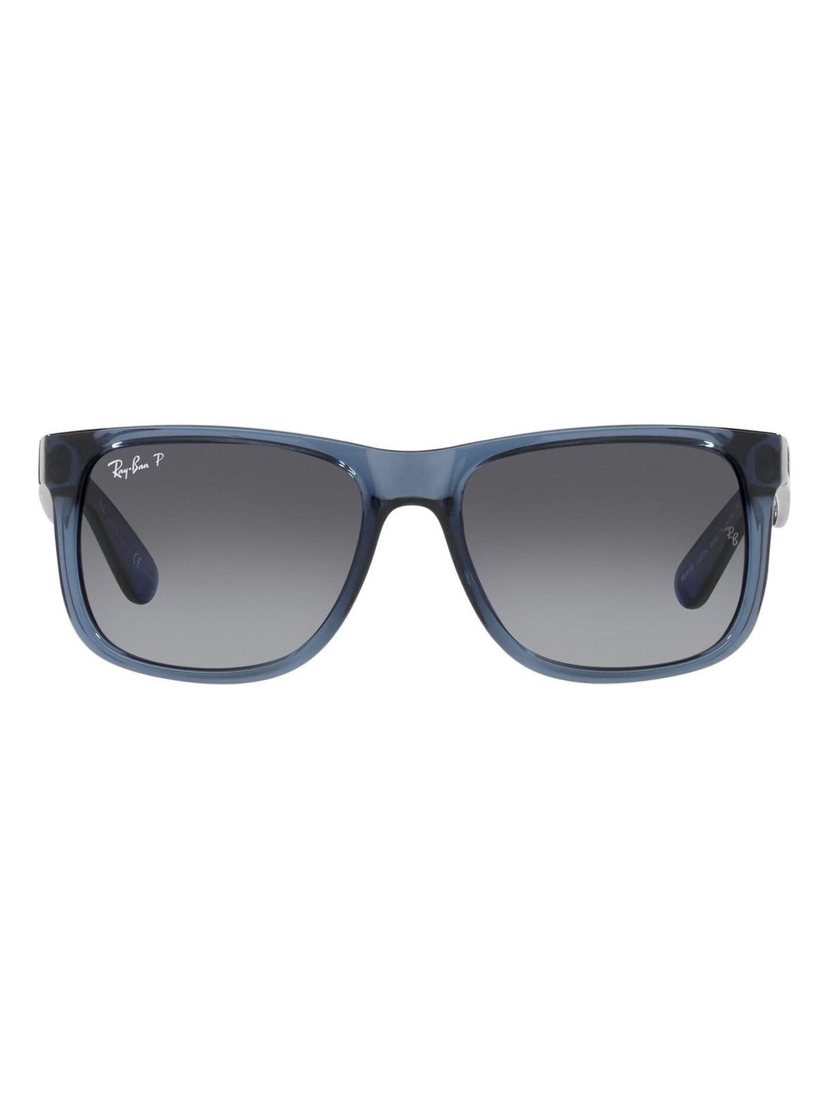 Ray-Ban Justin square sunglasses transparent blue frame - British product