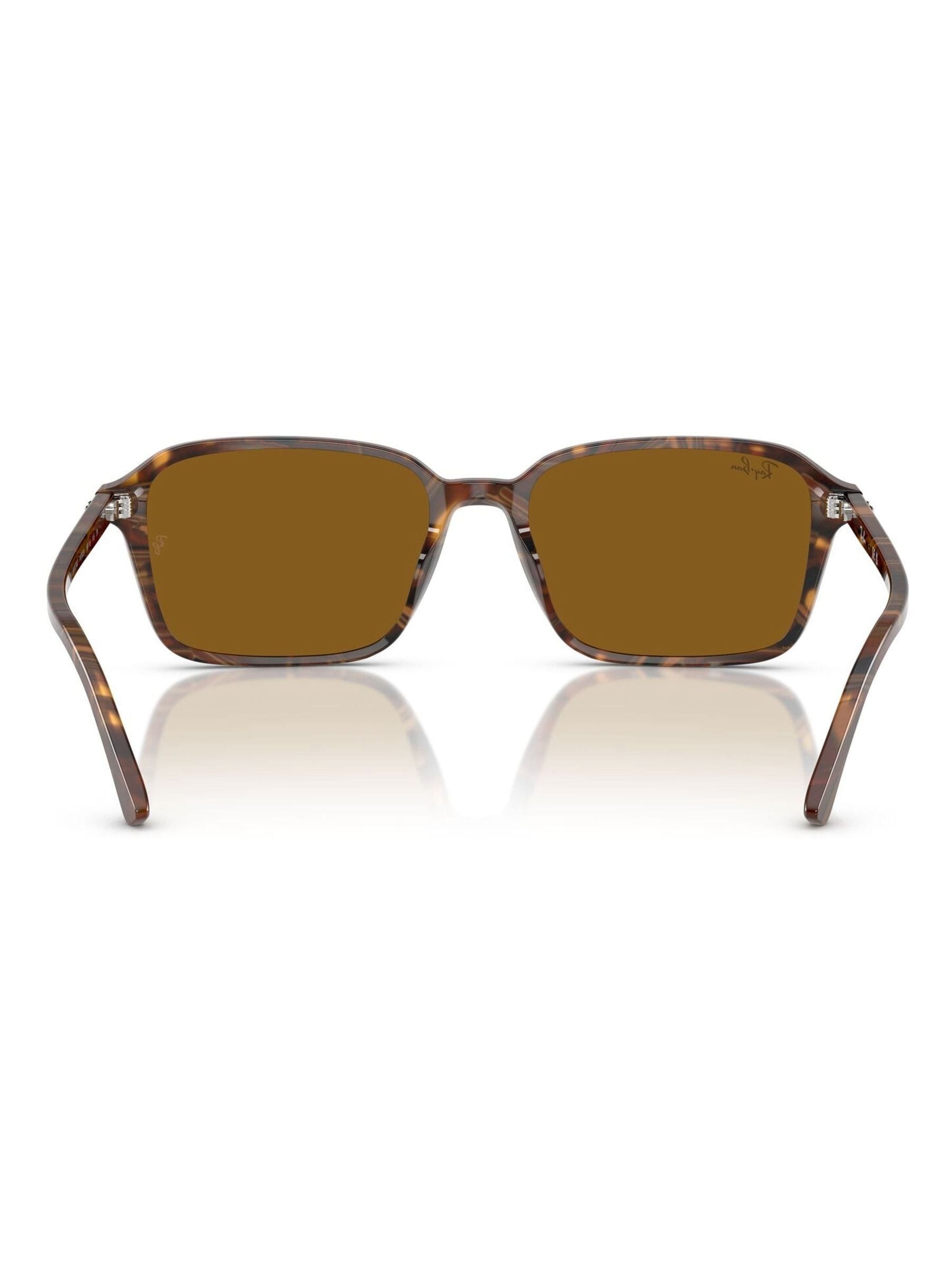 Ray-Ban brown square sunglasses in acetate frame, imported from the UK