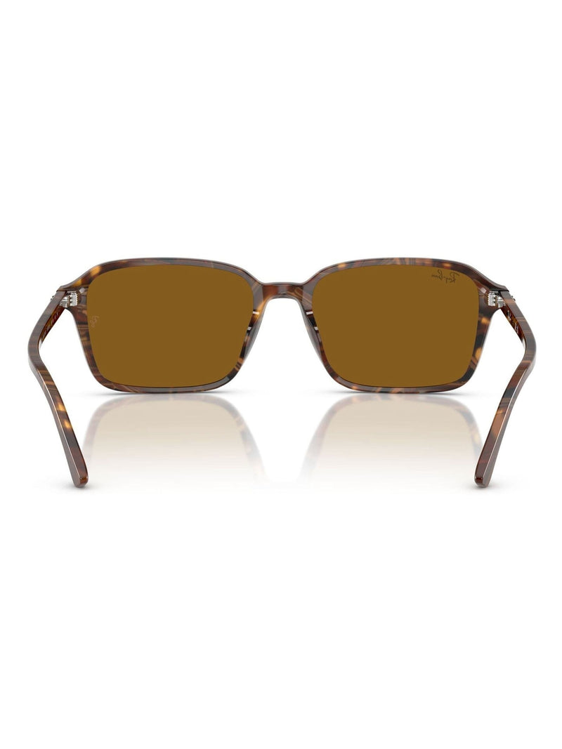 Ray-Ban brown square sunglasses in acetate frame, imported from the UK