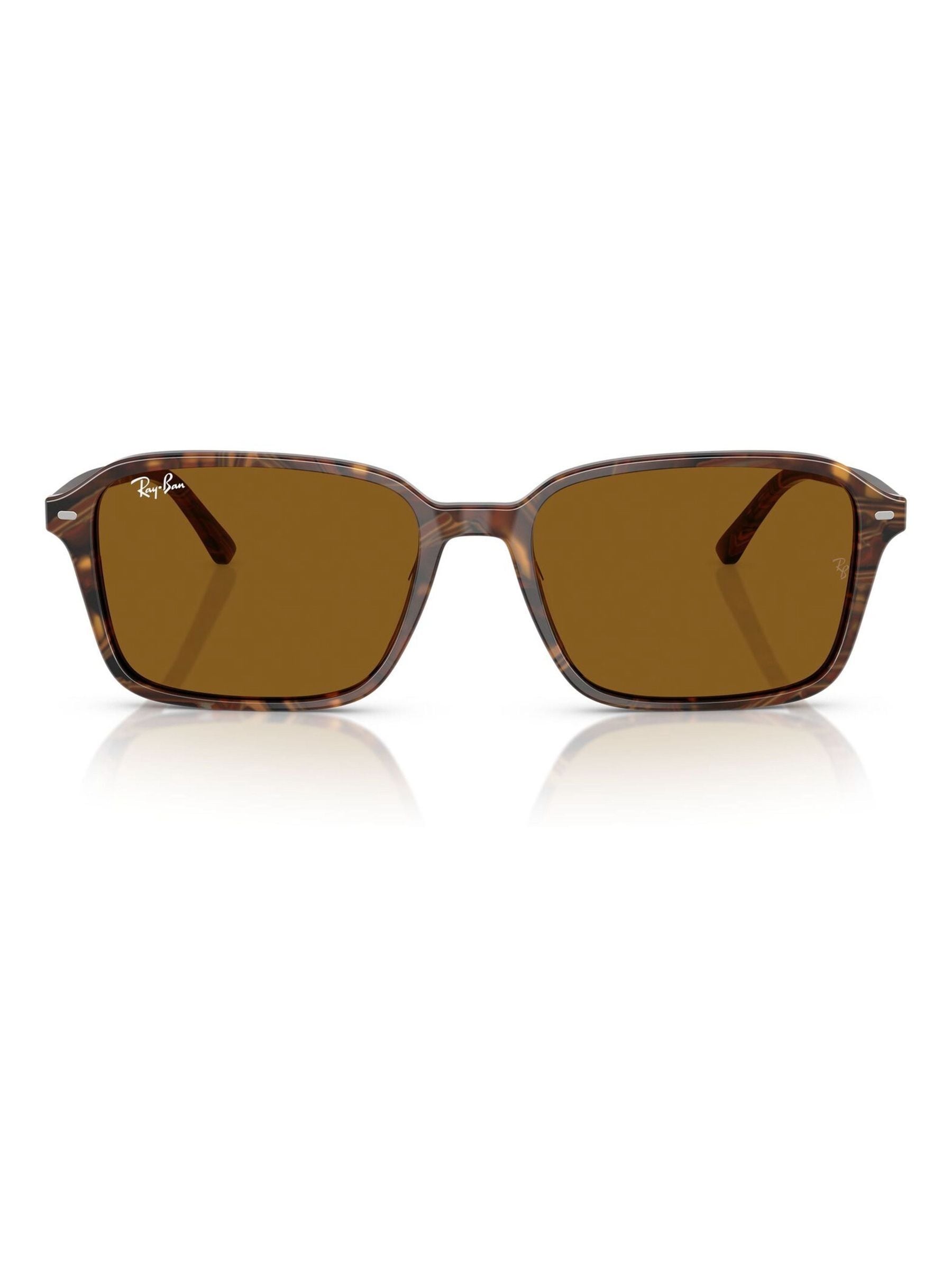 Ray-Ban brown square sunglasses in acetate frame, imported from the UK