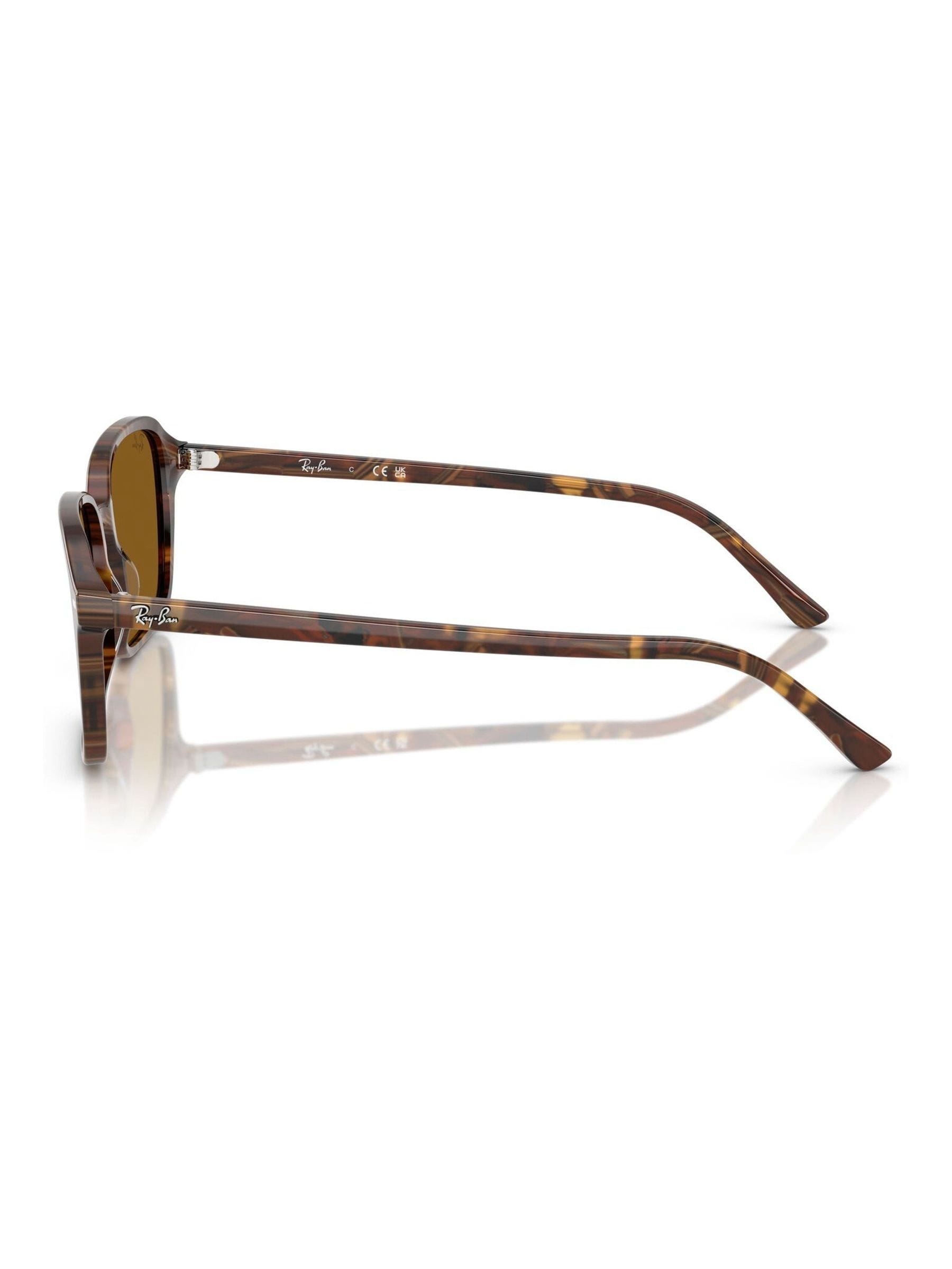 Ray-Ban brown square sunglasses in acetate frame, imported from the UK