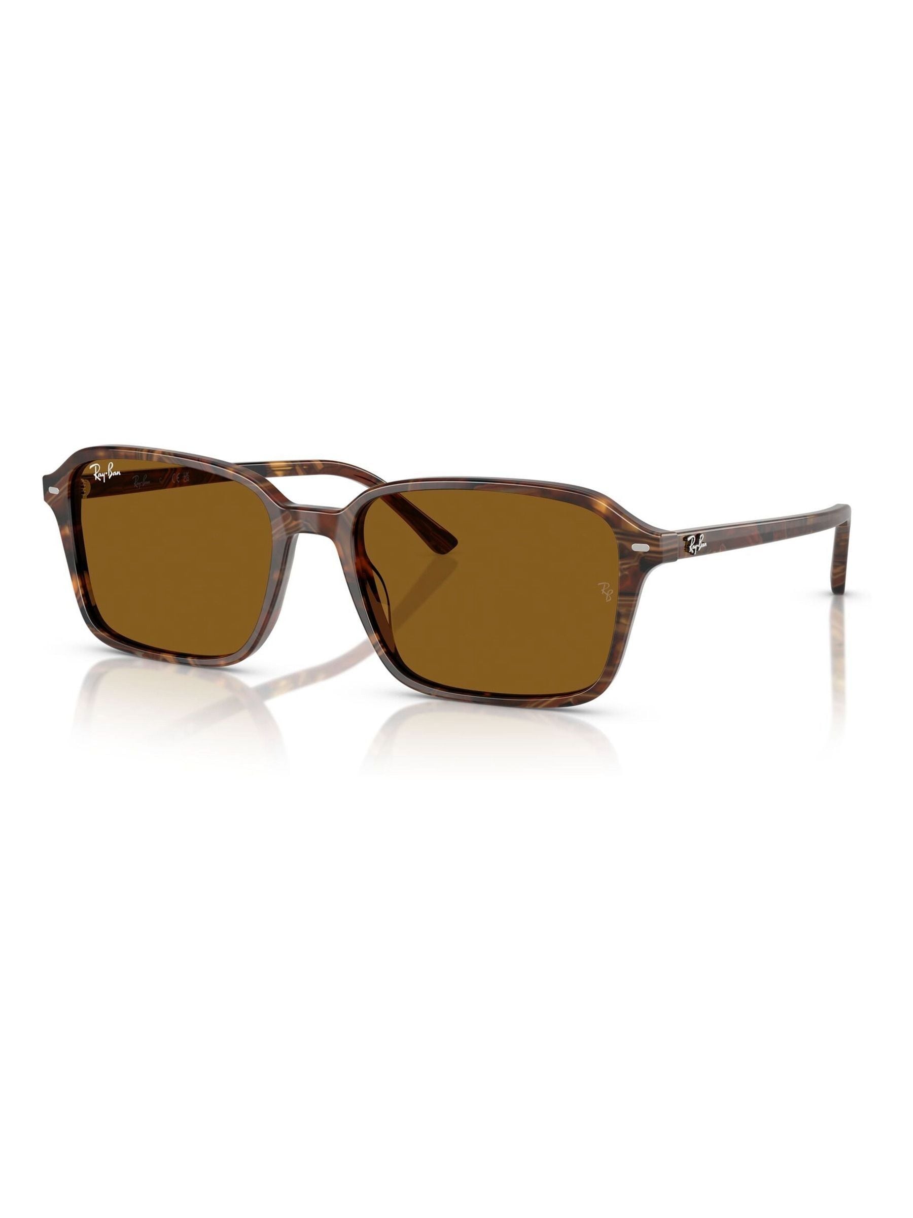 Ray-Ban brown square sunglasses in acetate frame, imported from the UK