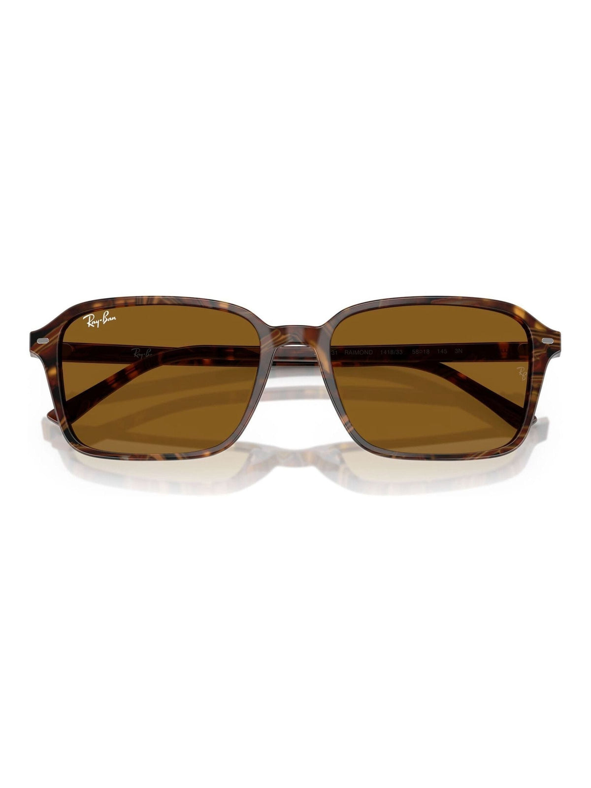 Ray-Ban brown square sunglasses in acetate frame, imported from the UK