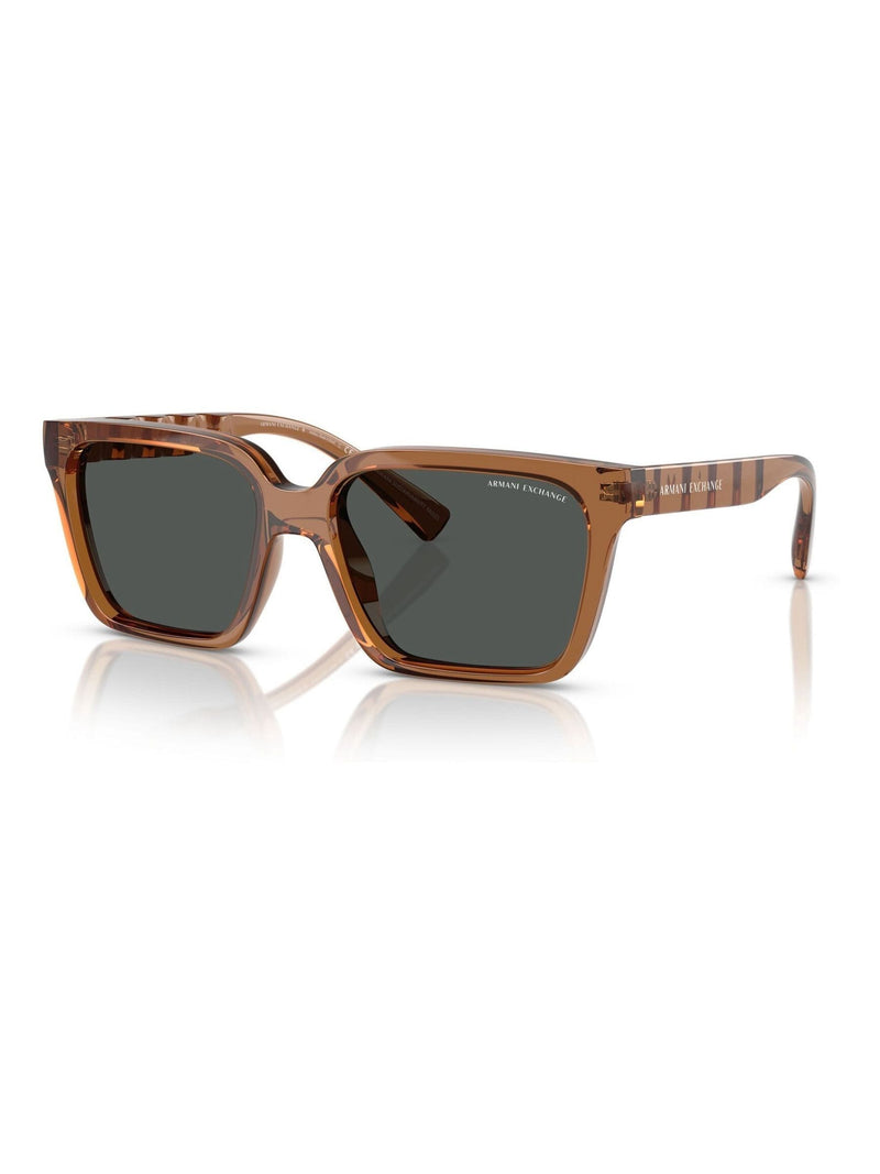 Armani Exchange brown square sunglasses, imported from the UK