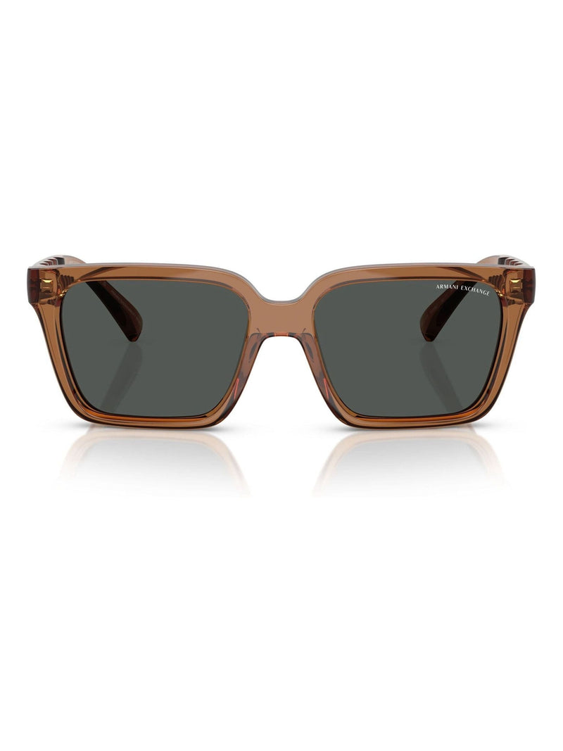 Armani Exchange brown square sunglasses, imported from the UK