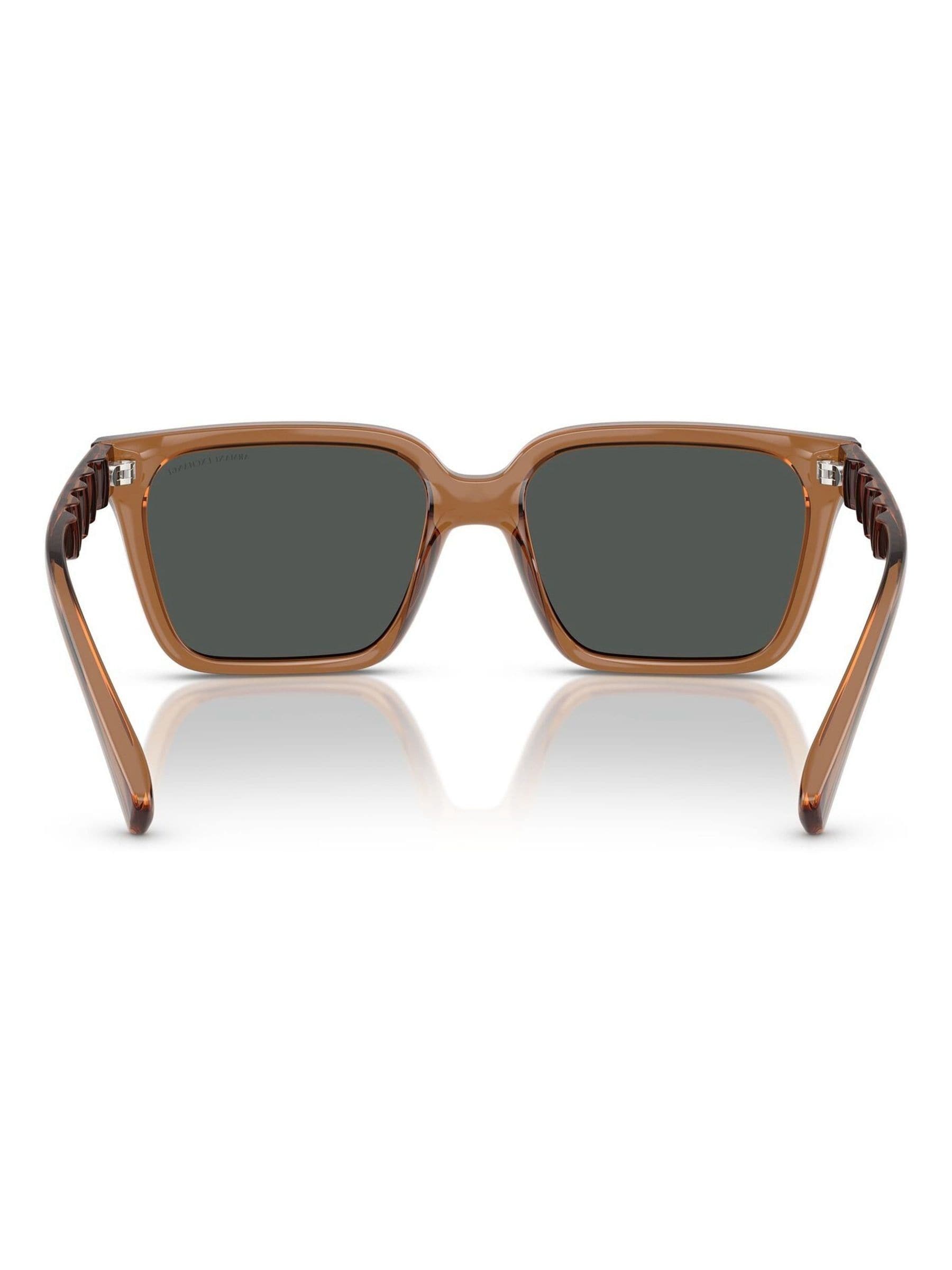 Armani Exchange brown square sunglasses, imported from the UK
