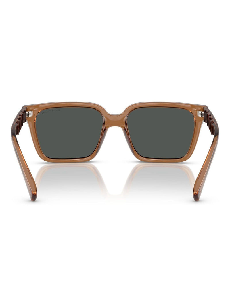 Armani Exchange brown square sunglasses, imported from the UK