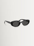 Ray-Ban pillow sunglasses white frame dark grey lenses, imported from the UK