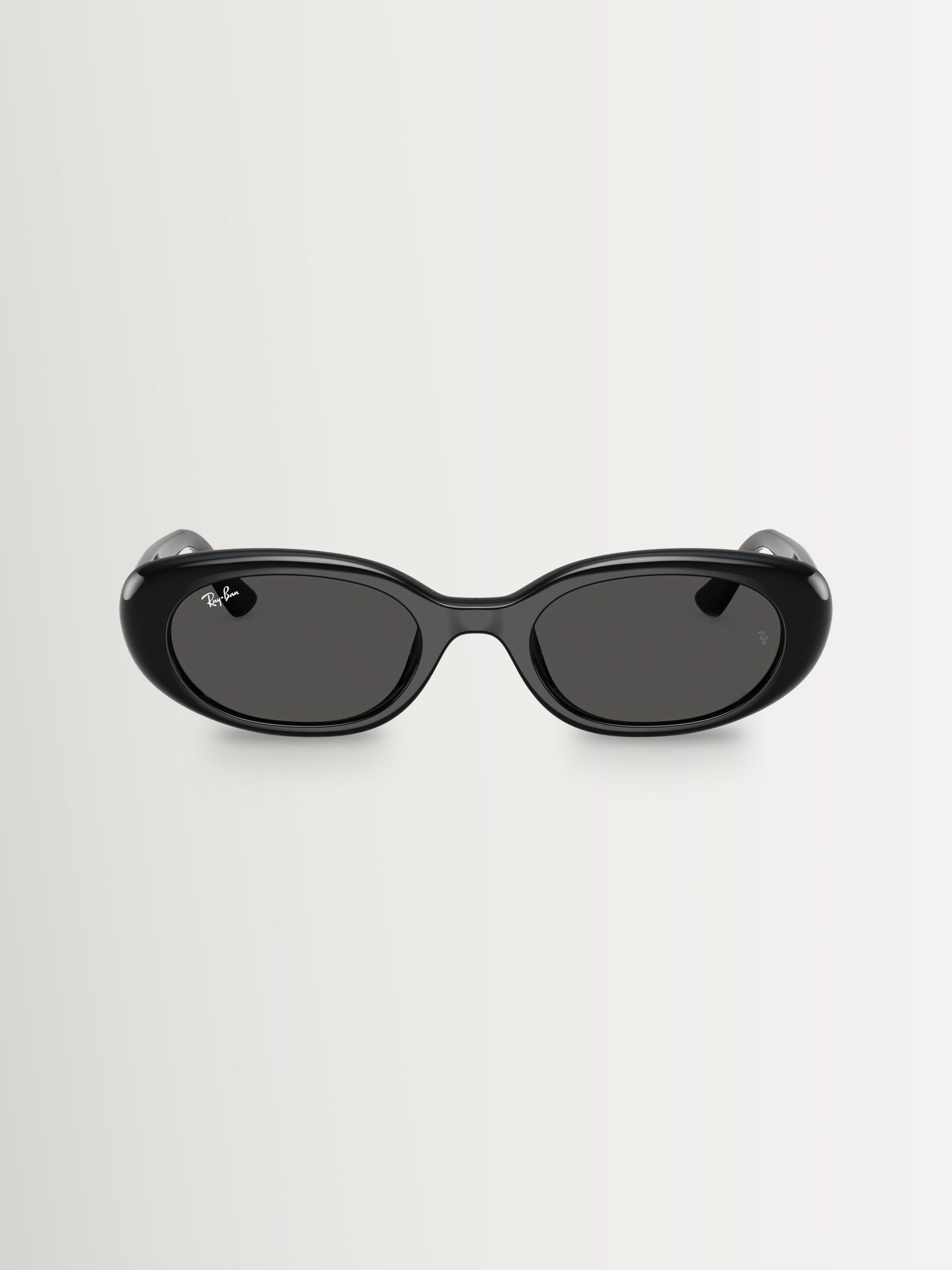Ray-Ban pillow sunglasses white frame dark grey lenses, imported from the UK