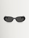 Ray-Ban pillow sunglasses white frame dark grey lenses, imported from the UK
