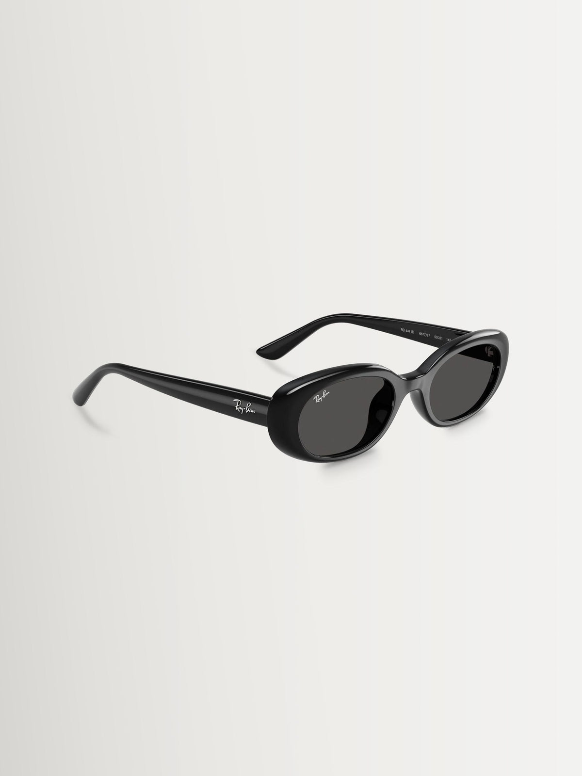 Ray-Ban pillow sunglasses white frame dark grey lenses, imported from the UK