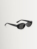 Ray-Ban pillow sunglasses white frame dark grey lenses, imported from the UK