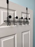 Showerdrape Silver Moretti Over Door Storage Hooks