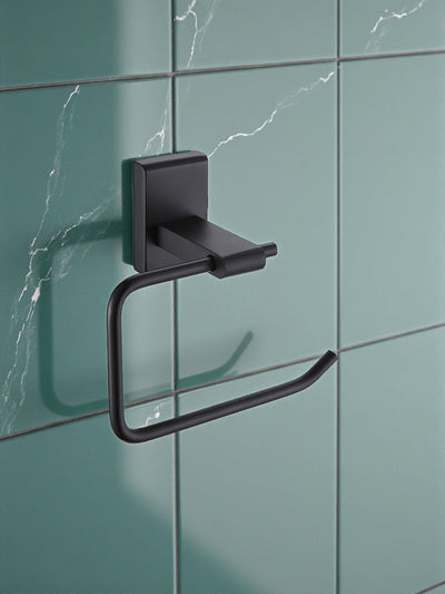 Showerdrape Black Unity veggmontert toalettpapirholder baderomstilbehør