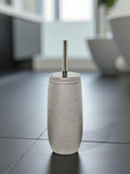 Showerdrape Silver Pzazz diamante toilet brush holder - British product