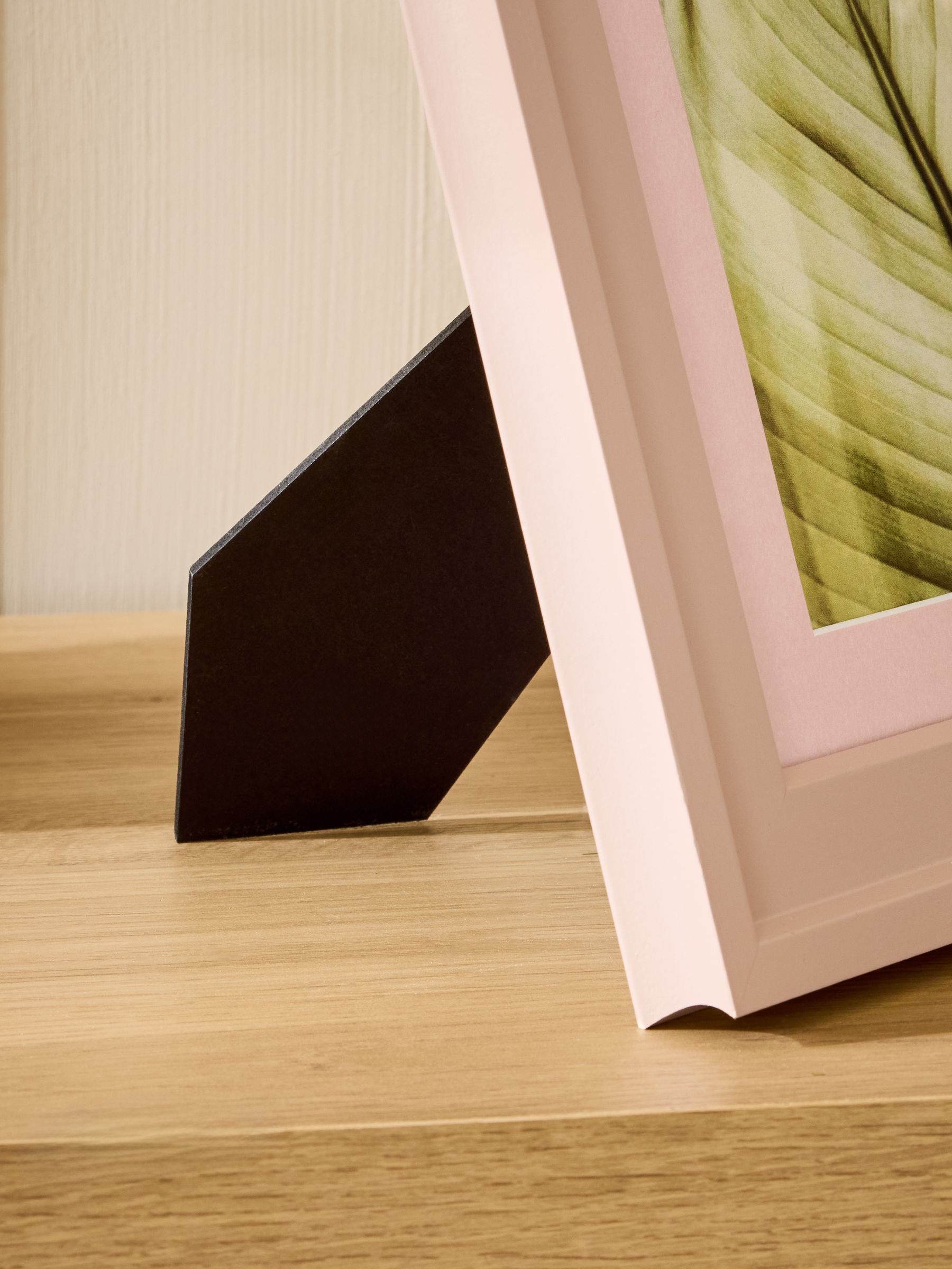 Wolton pink wooden photo frame, imported from the UK