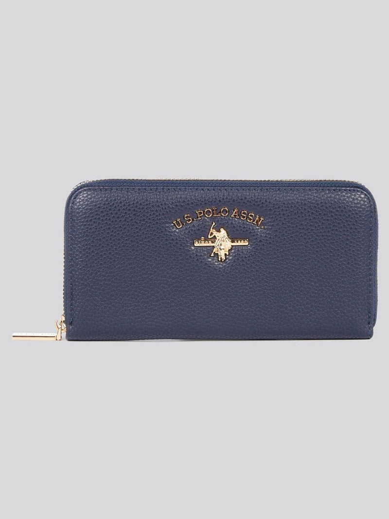 U.S. Polo Assn brown Stanford large zip around wallet - British product