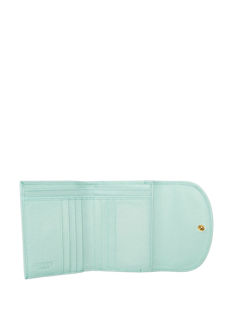 Osprey London blue Tilly leather matinee purse (British brand)