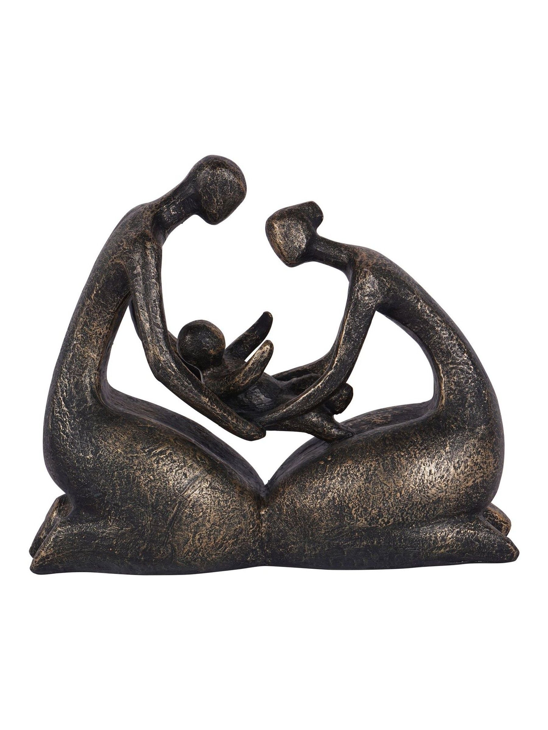 Libra Interiors Bronze Caring Family Sculpture