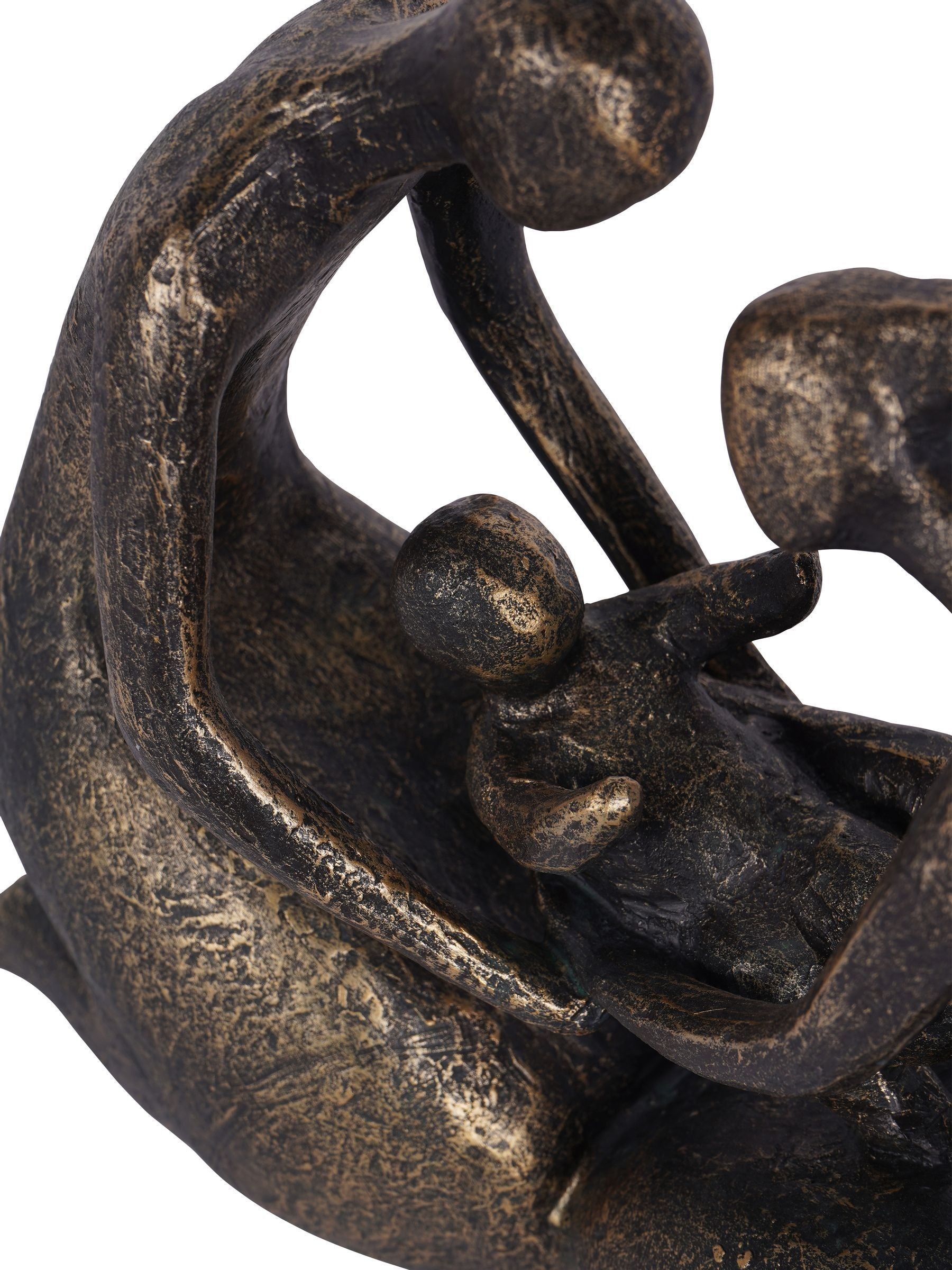 Libra Interiors Bronze Caring Family Sculpture