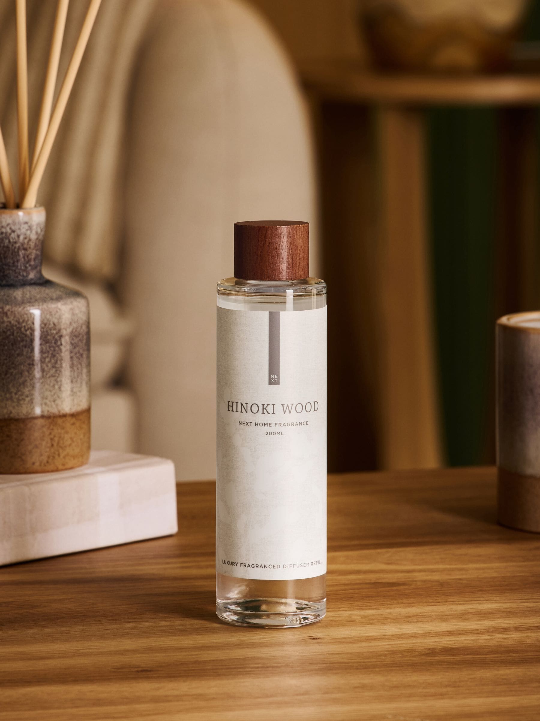 Country Luxe Hinoki Cedarwood and Lavender diffuser refill, UK version