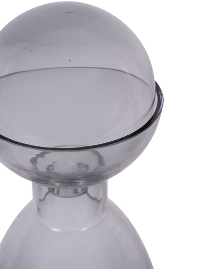 Next Libra Interiors Grey Vitrum Smoked Bottle Vase 43cm- Buy online at McGrocer