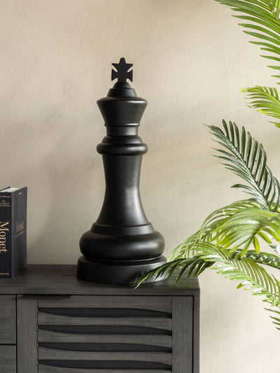 Next Libra Interiors Svart Dekorativ Konge Finish Ornament- Kjøp online på McGrocer