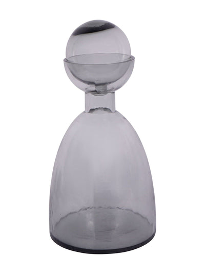Next Libra Interiors Grey Vitrum Smoked Bottle Vase 37cm- Buy online at McGrocer