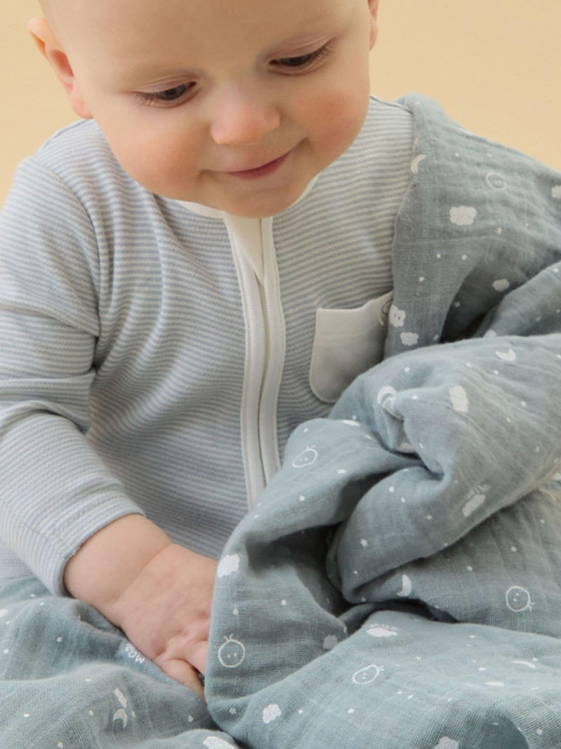 MORI Pink Cotton Large Muslin Square