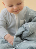 MORI Pink Cotton Large Muslin Square