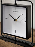 Hepworth Black Swivel Mantel Clock 21cm - British product