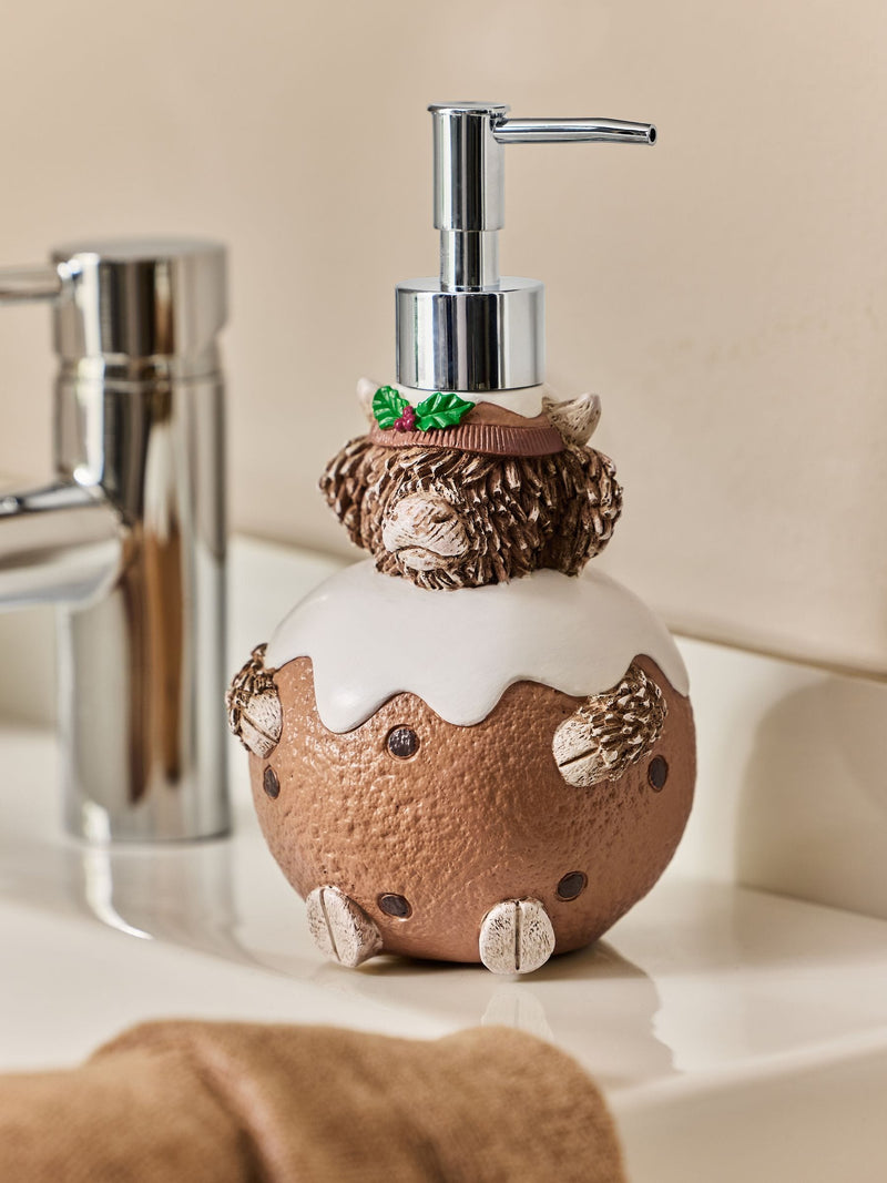 Hamish Christmas Pudding soap dispenser - British product
