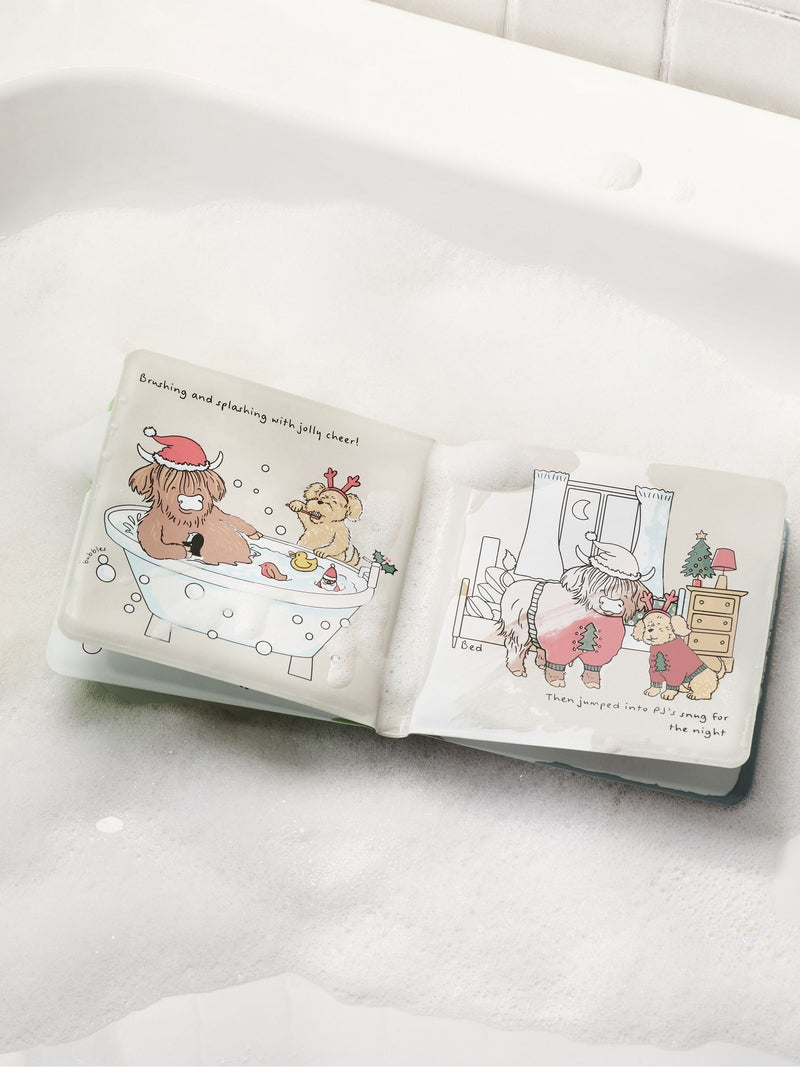 Colour changing bath book Hamish Cow Charlie Cockapoo, imported from the UK