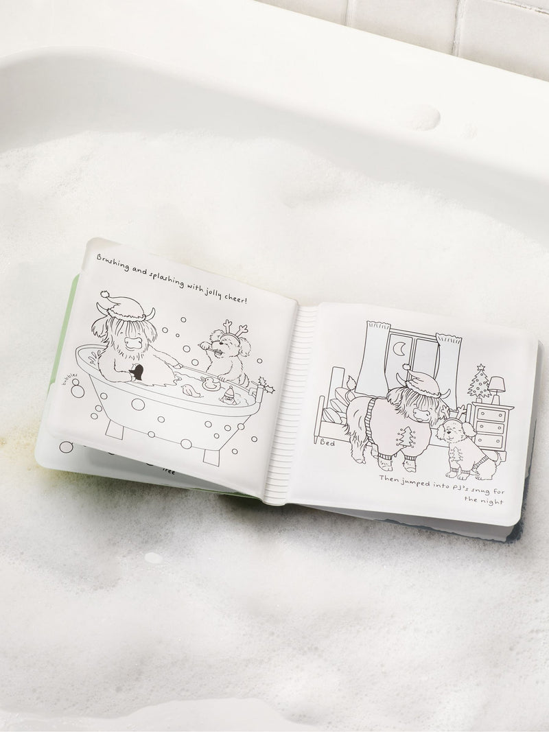 Colour changing bath book Hamish Cow Charlie Cockapoo, imported from the UK