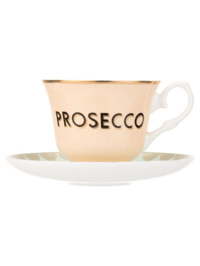 Yvonne Ellen Multi Boozy Prosecco Teetasse und Untertasse 8cm