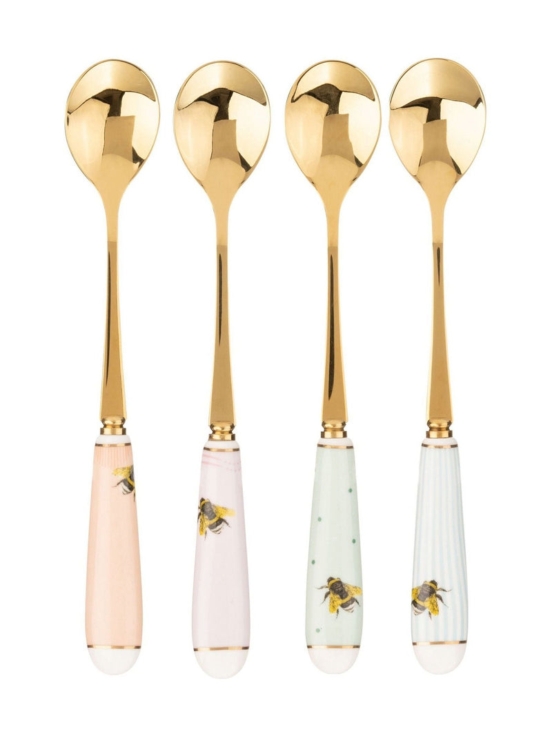 Yvonne Ellen multi bee tea spoons set of 4 (British brand)