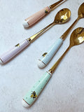 Yvonne Ellen multi bee tea spoons set of 4 (British brand)
