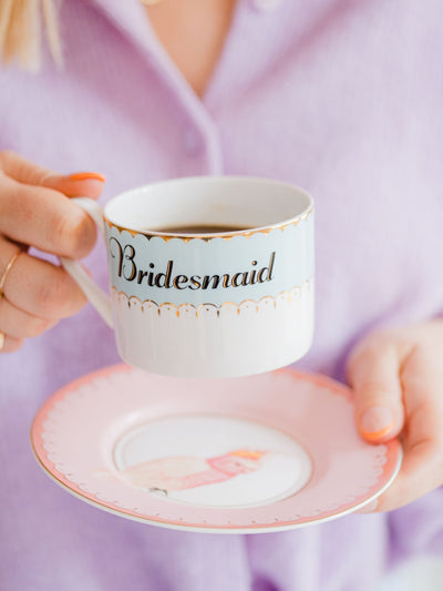 Next Yvonne Ellen Multi Bridesmade Teacup and Saucer- Buy online at McGrocer