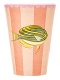 Yvonne Ellen set of 4 multicolour picnic tumblers 10cm (British brand)