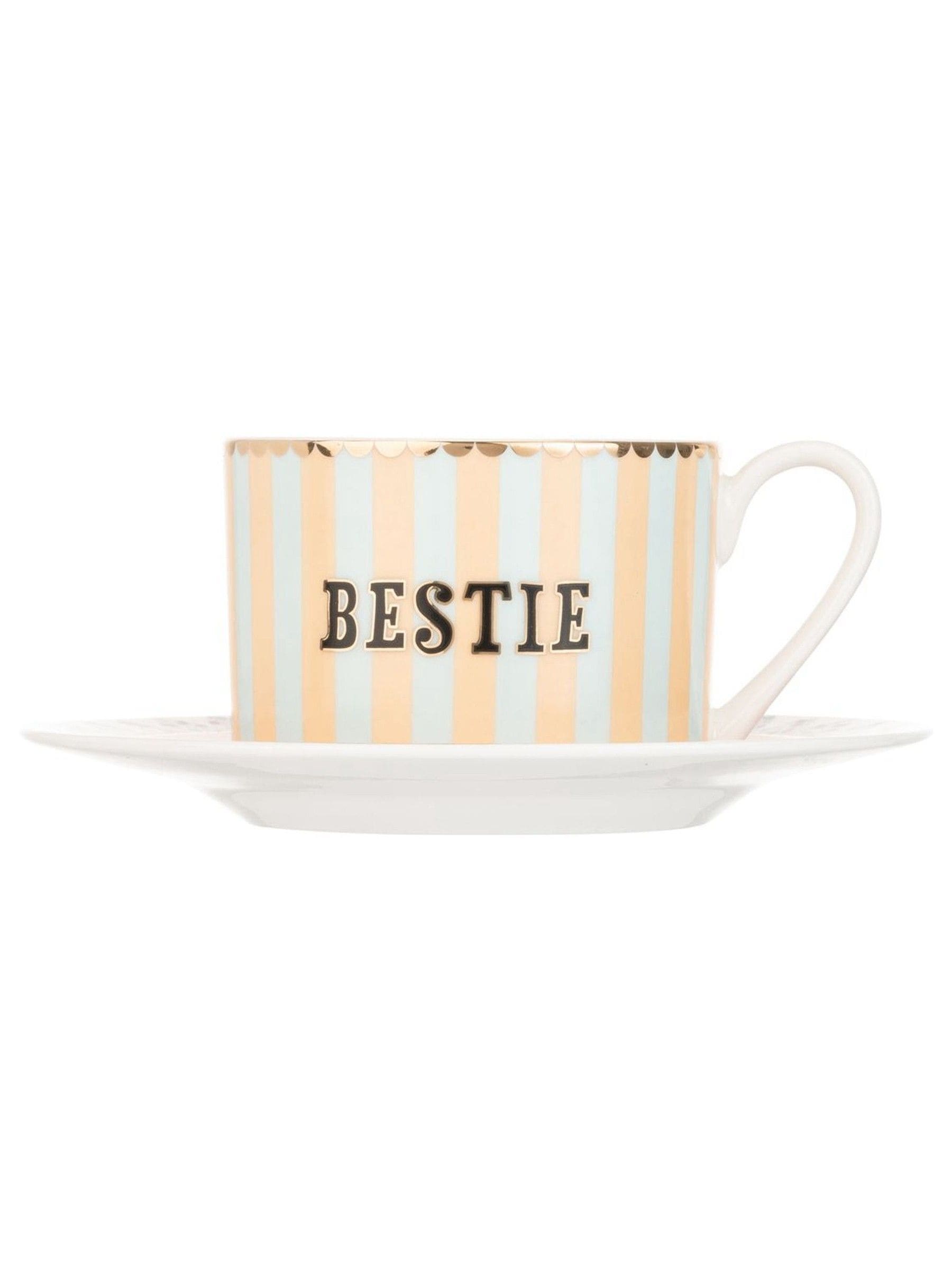 Yvonne Ellen Multi Bestie Teacup and Saucer