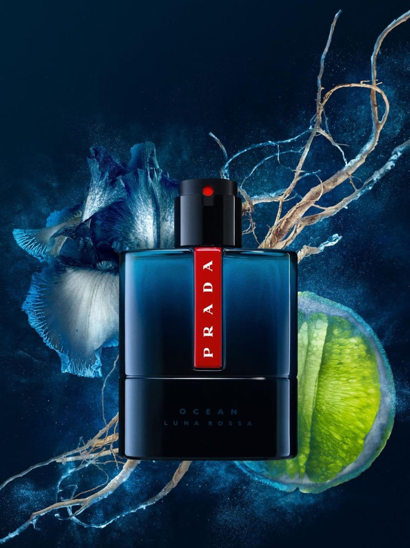 Prada Luna Rossa Ocean Eau de Toilette 150ml, imported from the UK