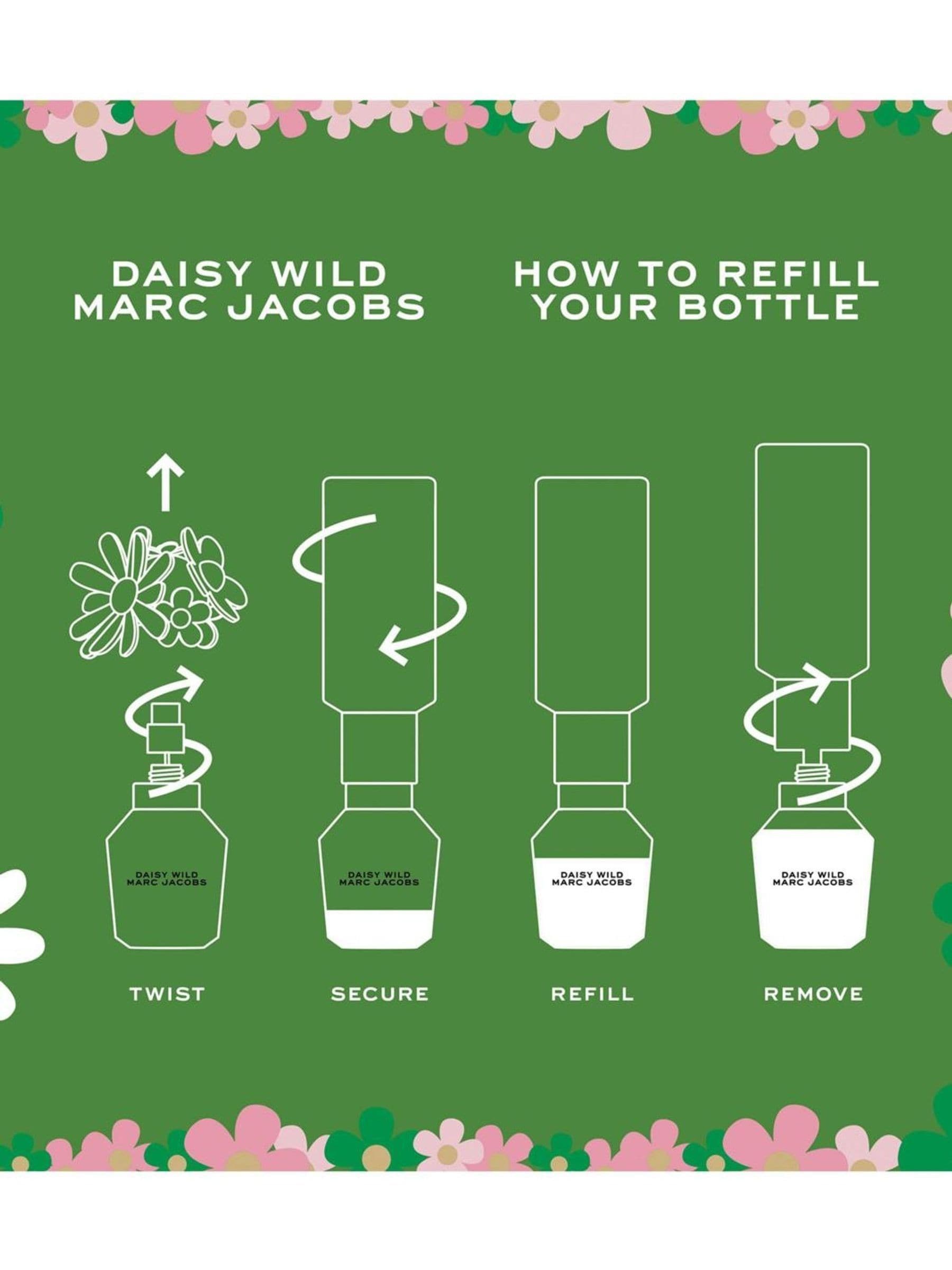 Marc Jacobs Daisy Wild Eau de Parfum Refill 150ml, imported from the UK