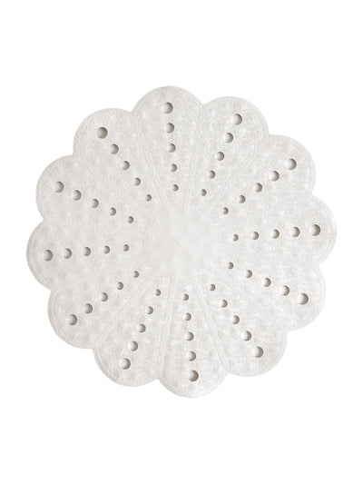 Next Showerdrape White Petal Flower Shower Mat 54cm x 54cm- Buy online at McGrocer