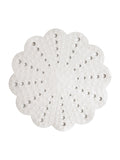 Showerdrape white petal flower shower mat 54cm, imported from the UK