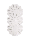 Showerdrape White Petal Flower Bath Mat 74cm, UK version