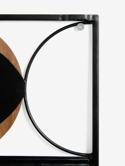 Next Bronx Black Metal Abstrakte Wandkunst Set (2 Teile), 30x30cm – Online kaufen bei McGrocer